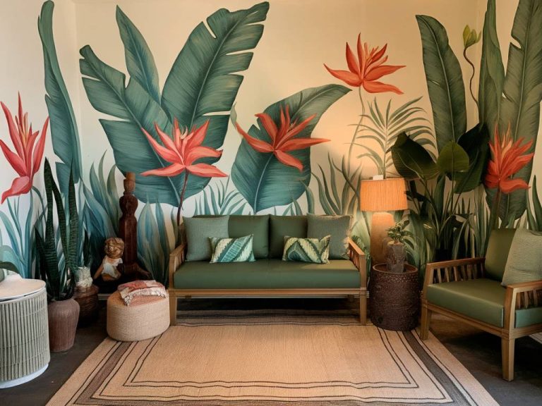 Papier peint jungle : inspirations et conseils pour une déco tropicale tendance