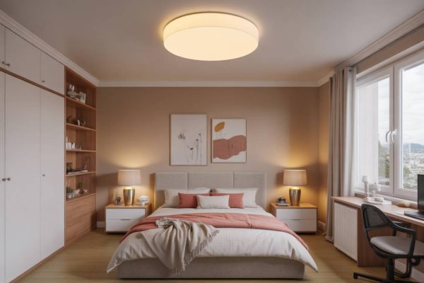 Pourquoi opter pour un plafonnier chambre led pour une lumière douce et économique