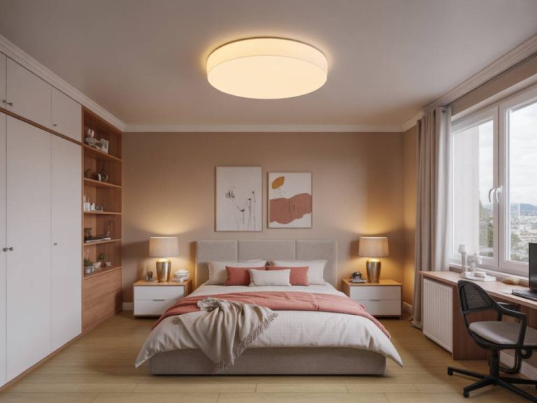 Pourquoi opter pour un plafonnier chambre led pour une lumière douce et économique