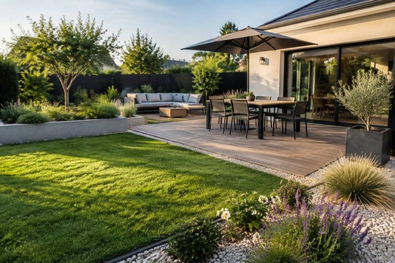 Aménagement jardin extérieur contemporain : idées et conseils pour un espace moderne