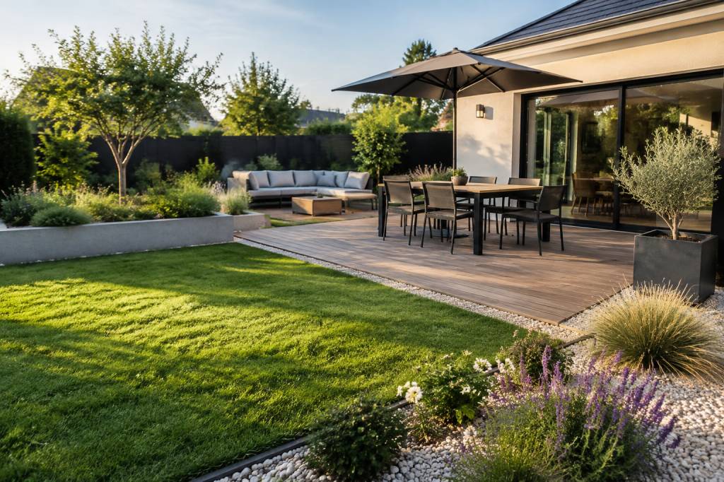 Aménagement jardin extérieur contemporain : idées et conseils pour un espace moderne